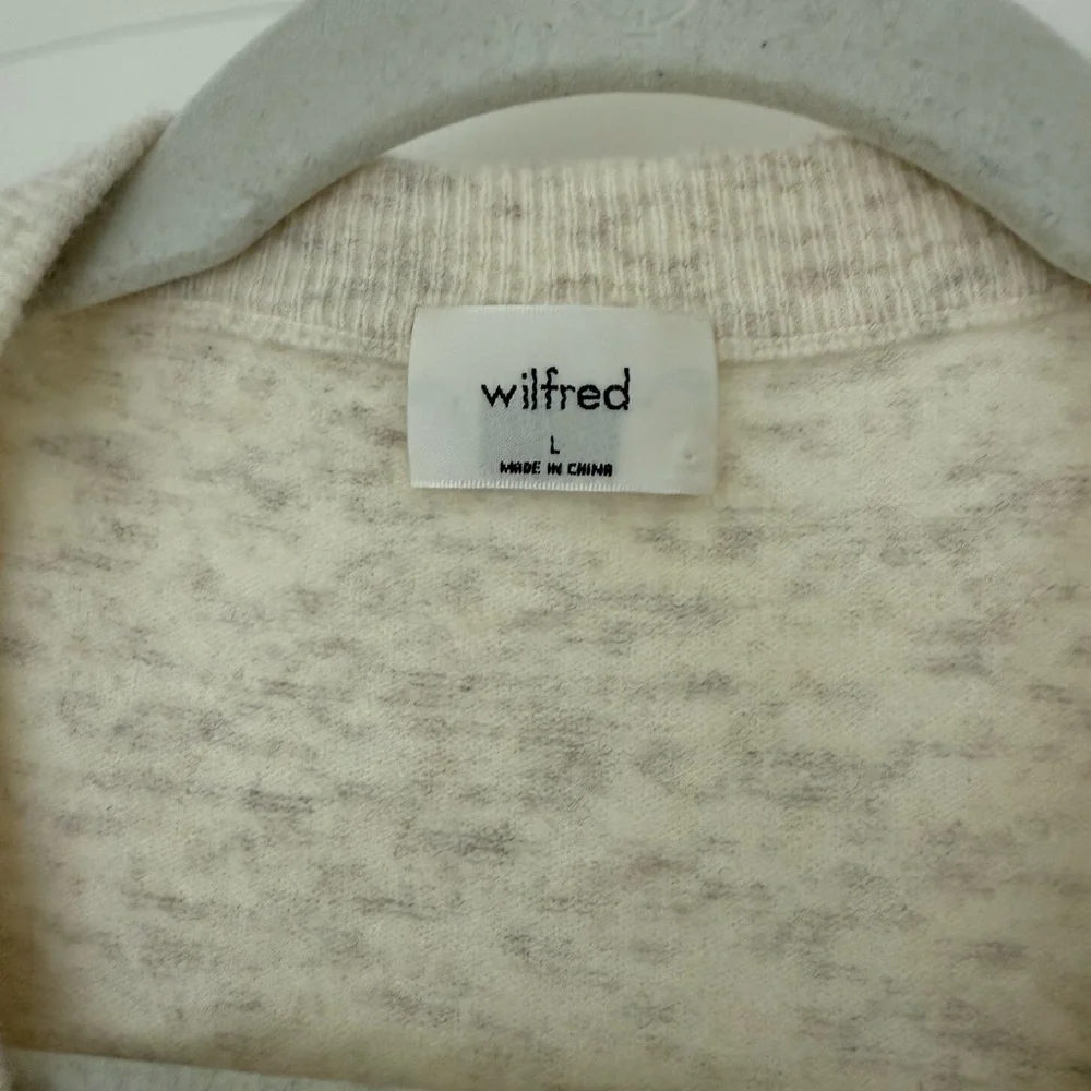 Aritzia Sicily Cardigan size large heather birch - Picture 3 of 5